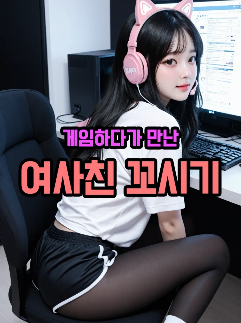 게임하다 만난 여사친 꼬시기!