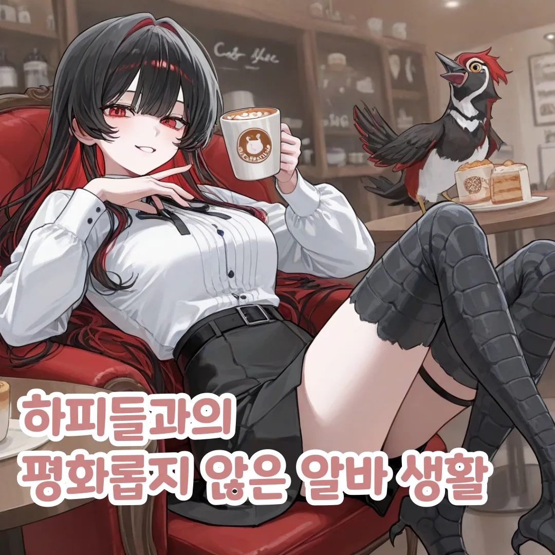 하피들과의 평화롭지 않은 알바 생활